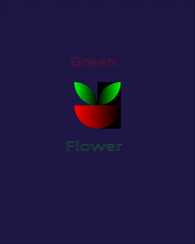 green flower