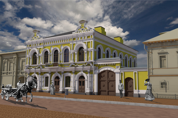 Моделирование и визуализация экстерьера