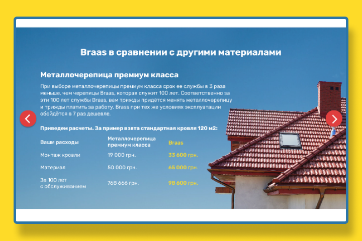 Промостраница «Braas»