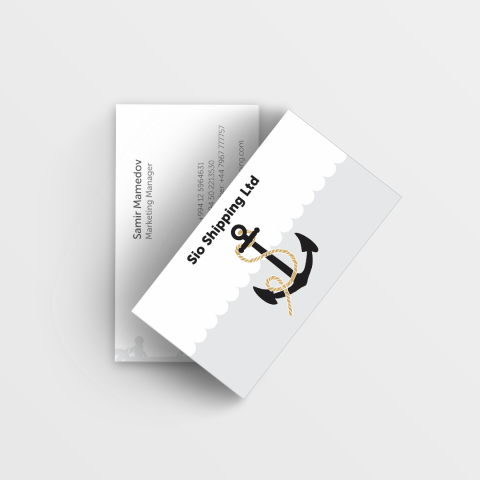 Business card for Sio Shipping