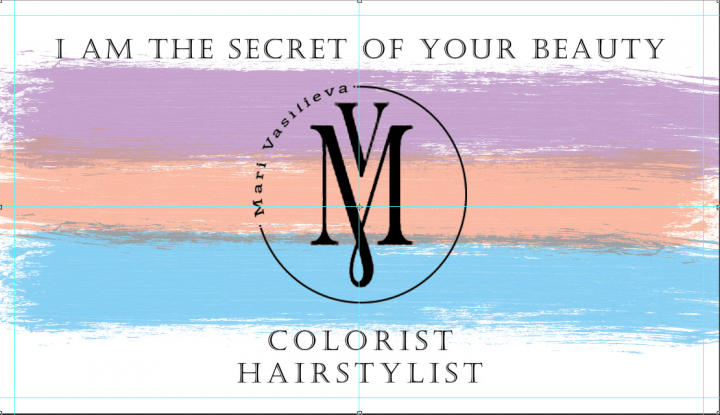 Дизайн визитки для колориста