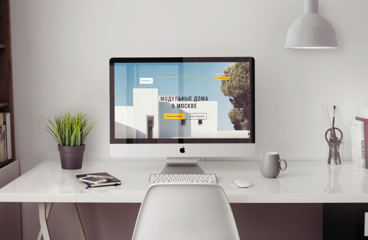 Landing page модульных домов