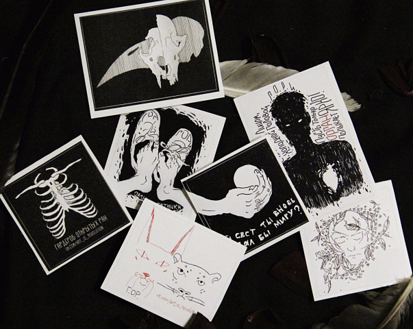 наклейки к творческому объединению