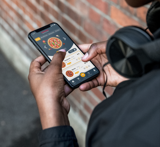 Mobile eat delivery app