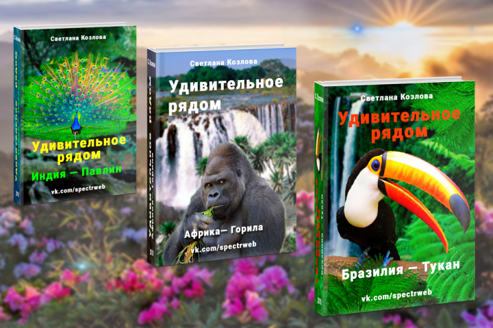 Удивительное рядом (серия книг).3D Обложки