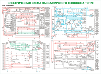 Электрическая схема тепловоза ТЭП70
