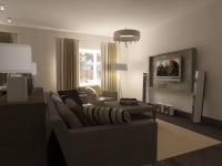 Классический дизайн зала