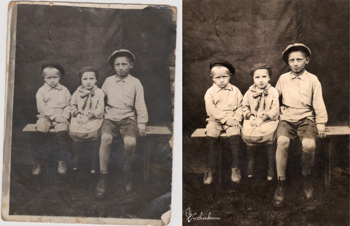 Реставрация старой фотографии