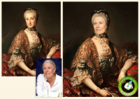 Фотоколлаж в стиле классической живописи