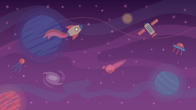 2D фоновая иллюстрация к компьютерной игре