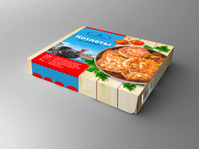 Упаковка для котлет