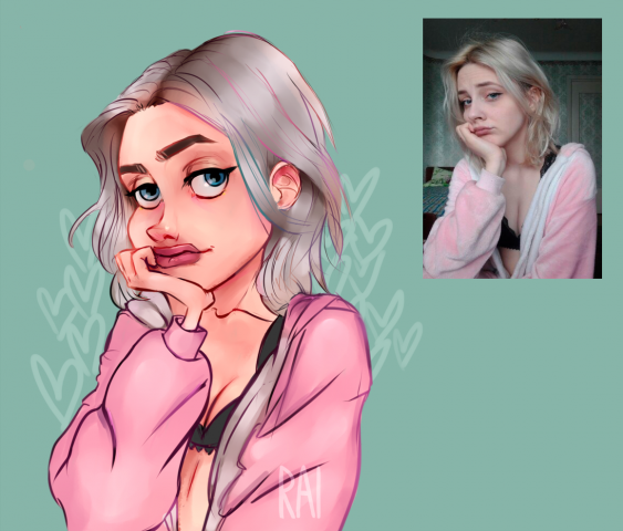 Стилизованный портрет