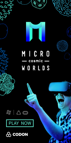 Micorosmic Worlds баннеры для Google, Steam, Oculus