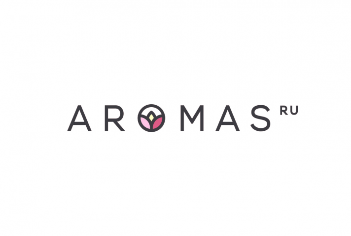 Логотип для парфюмерного интернет-магазина Aromas