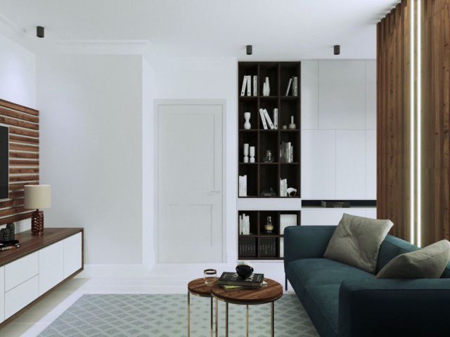 Однокомнатная квартира в СОВРЕМЕННОМ СТИЛЕ 41м2