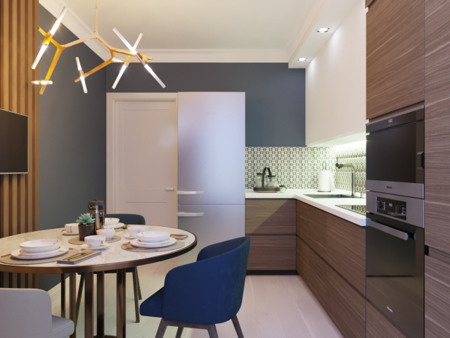 Однокомнатная квартира в СОВРЕМЕННОМ СТИЛЕ 41м2