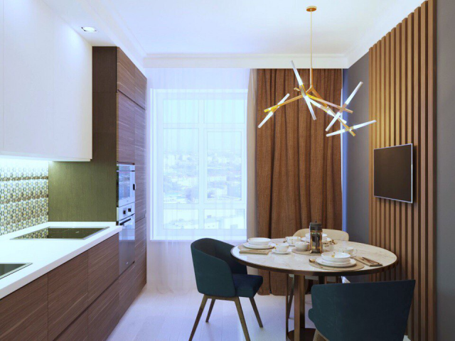 Однокомнатная квартира в СОВРЕМЕННОМ СТИЛЕ 41м2