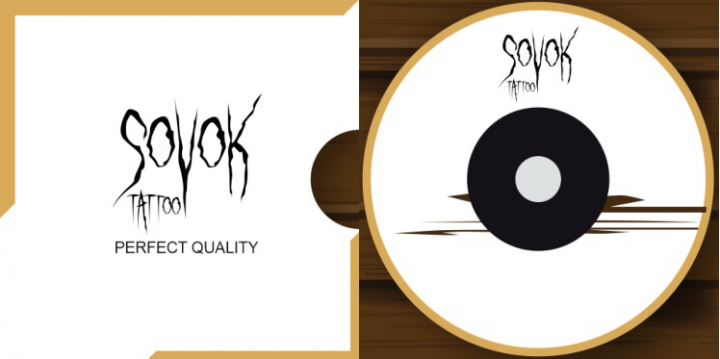 Фирменный CD диск для тату студии SOVOK