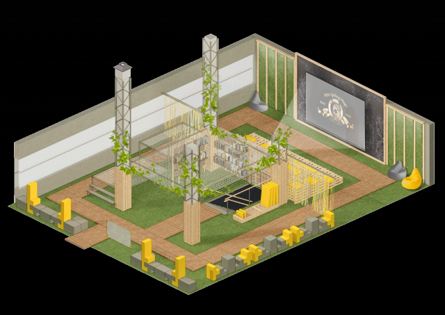Изометрия плана интерьера 2D + 3D Графика
