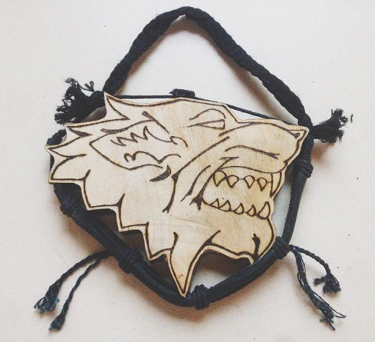 Значки ручной работы из дерева