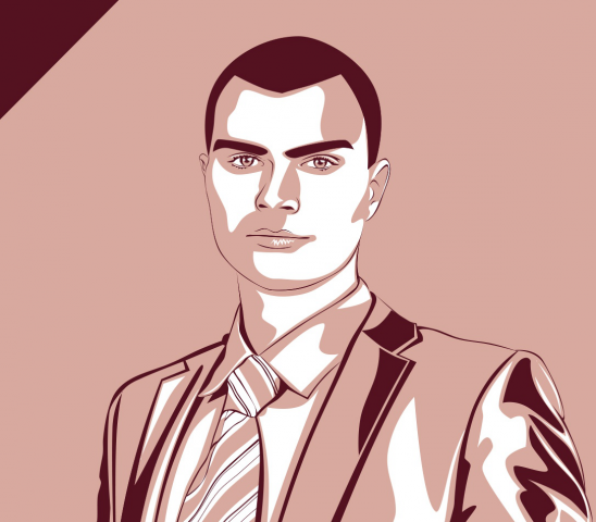 портрет в стиле pop-art