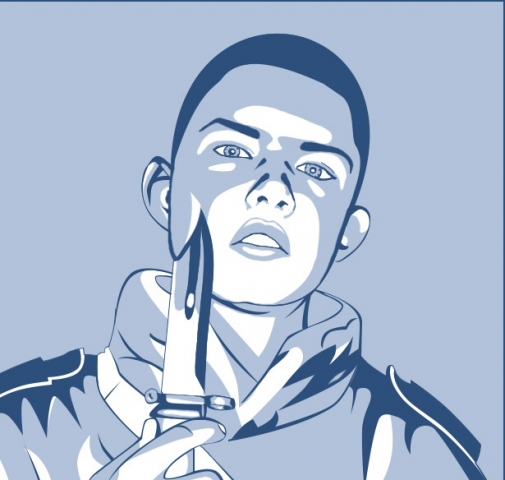 портрет в стиле pop-art