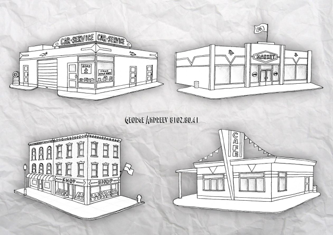 фото - скетч - оригинал