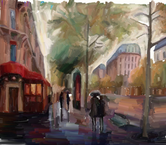 Дождливый город