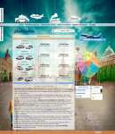 Верстка и разработка сайта с нуля "Московское такси"