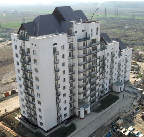 Реконструкция недостроенного террасного жилого дома