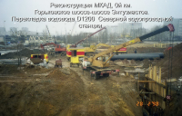 Реконструцкия МКАД. Перекладка водовода СВС