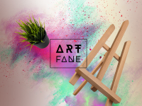 Логотип для студии аэрографии и художественной росписи ART FANE
