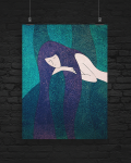 illustrations for the book The Little Mermaid