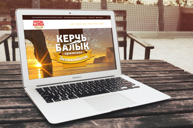 Создание сайта под ключ для компании "Керчь Балык"