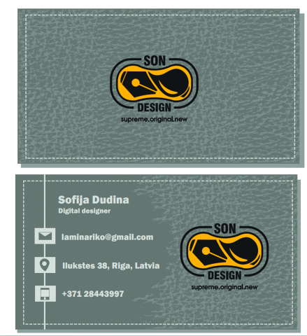 Разработка личного логотипа и визитки