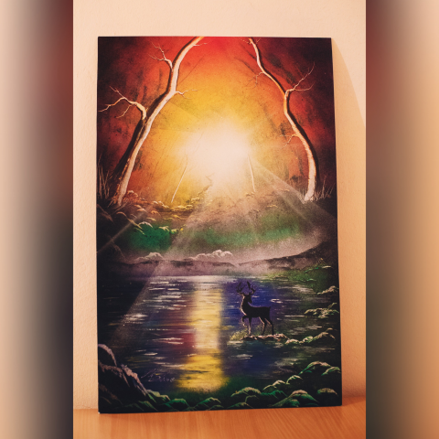 Лесной олень