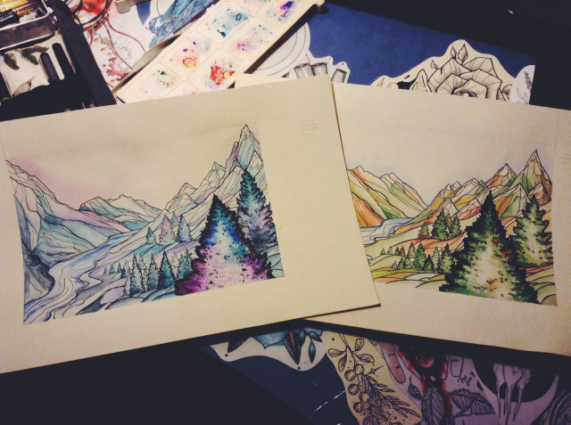mountains