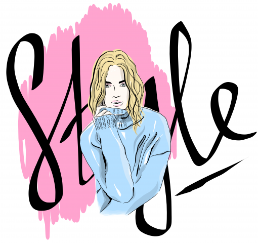 Fashion-скетч для рекламного баннера