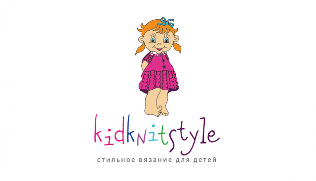 Логотип для магазина детской вязаной одежды KidKnitStyle