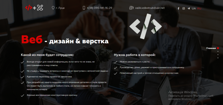 Резюме портфолио