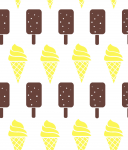 Бесшовный фон мороженое