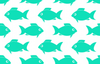 Бесшовный фон рыбки