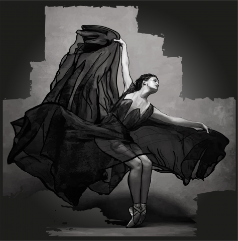 Черная балерина