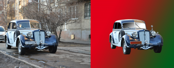 Вырезка объектов из фотографии