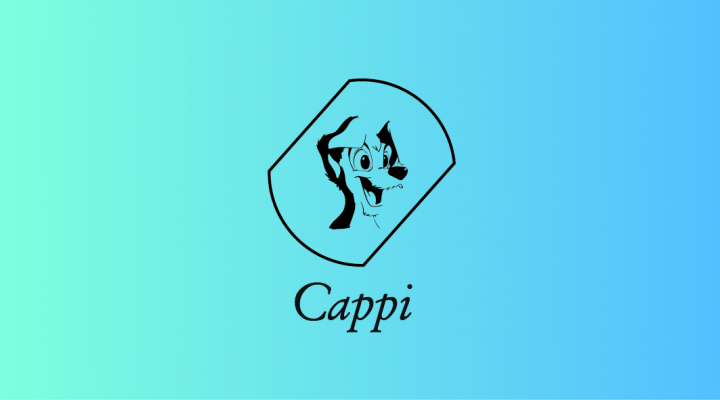 Дизайн визитки "Cappi - груминг салон для собак"