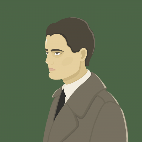 Иллюстрация к героям сериала "Твин Пикс" - Дейл Купер