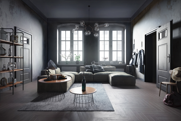 Визуализация интерьера 3ds Max + Vray