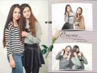 Дизайн разворота фотокниги
