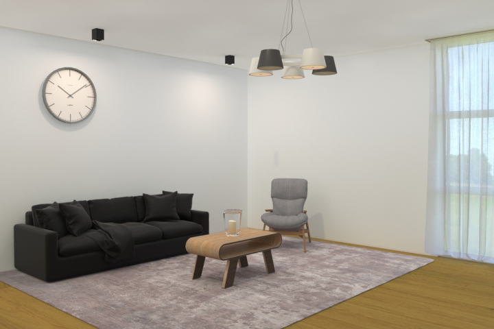 3DS MAX. Corona renderer. Интерьер комнаты