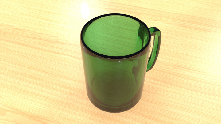 Cinema 4D. Визуализация кружки